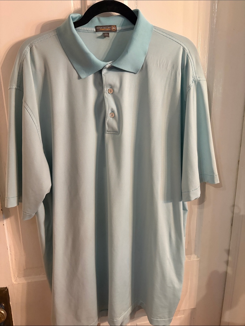 Peter Millar Light Blue Performance Polo Shirt